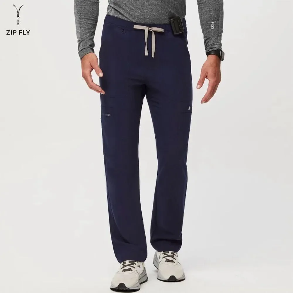 FIGS Men's XS Blue Cargo Scrub Pants 9‎ Pockets Workwear
